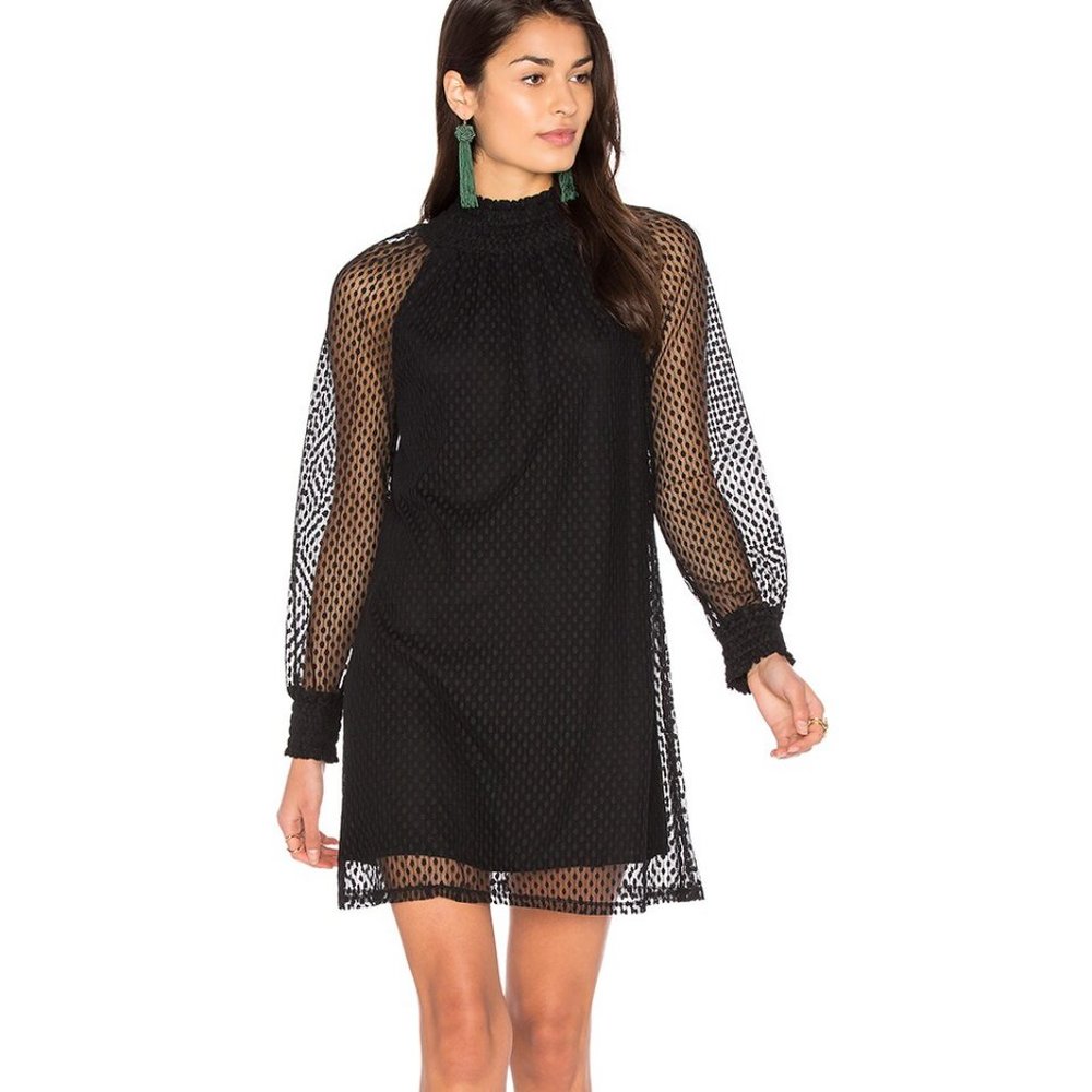 Revolve Ella Moss Nikkita Smocked Shift Dress